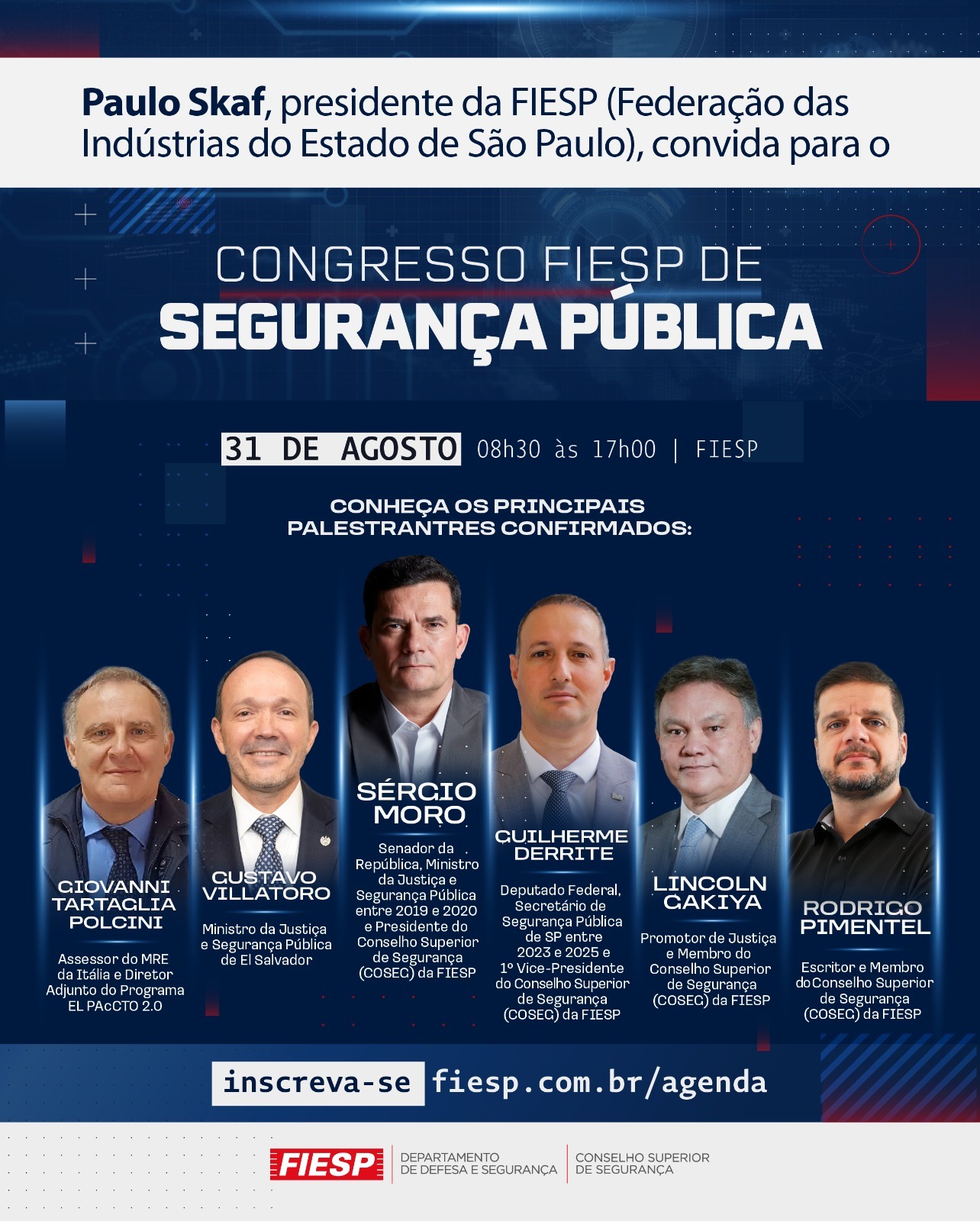 Card WhatsApp FIESP — exemplo com cabeçalho